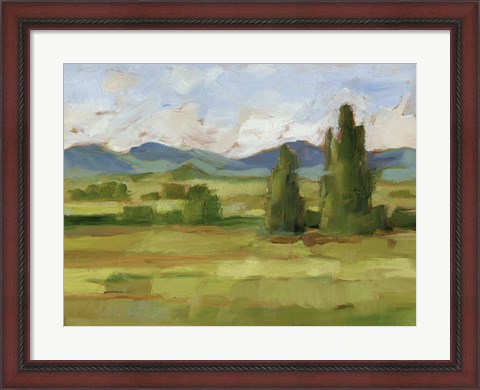 Framed Tuscan Vista II Print