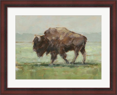 Framed Where the Buffalo Roam II Print