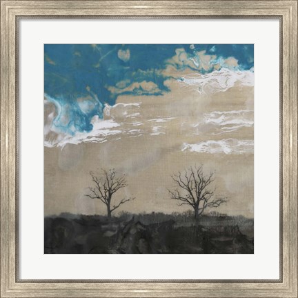 Framed Two Trees II Print