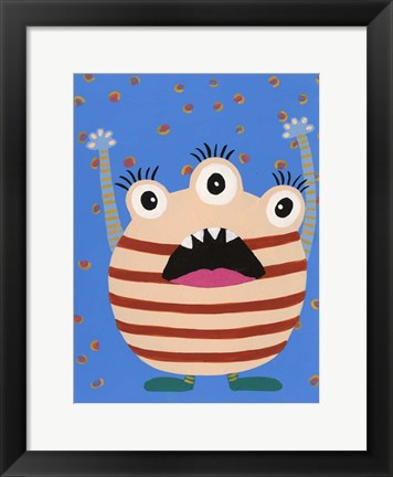 Framed Happy Creatures IV Print