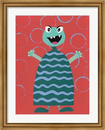 Framed Happy Creatures VIII Print