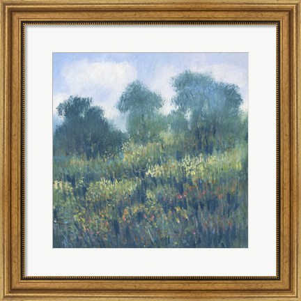 Framed Meadow Wildflowers II Print