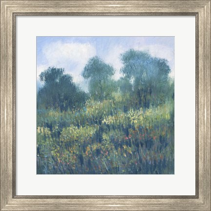 Framed Meadow Wildflowers II Print
