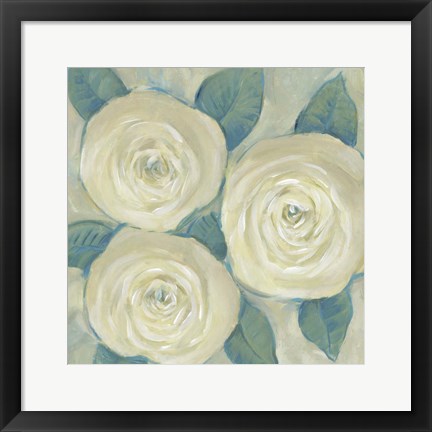 Framed Roses in Bloom I Print