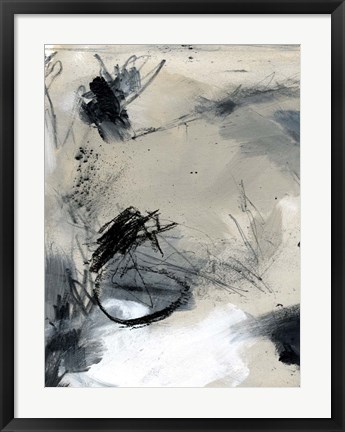 Framed Scribble Abstract II Print