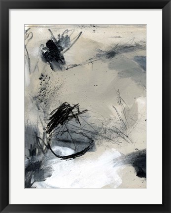 Framed Scribble Abstract II Print