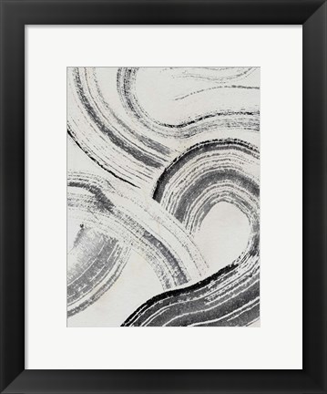 Framed Zen Flow I Print