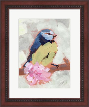 Framed Painted Songbird II Print