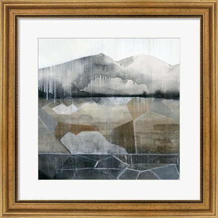 Framed Valley Stormscape II Print