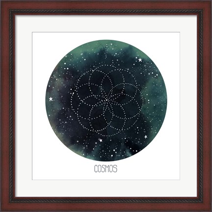 Framed Celestial Orb III Print