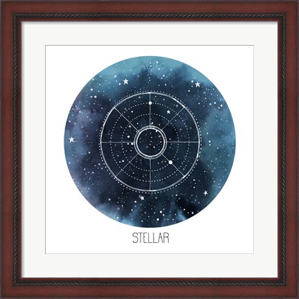 Framed Celestial Orb IV Print