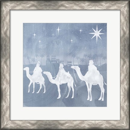 Framed Star of Bethlehem II Print