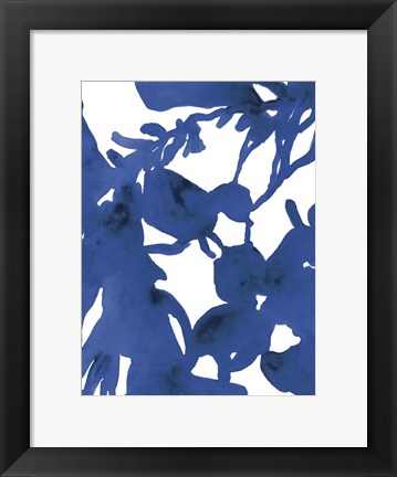 Framed Azure Silhouette II Print