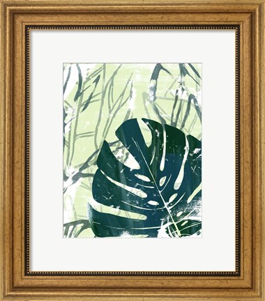 Framed Palm Pastiche I Print