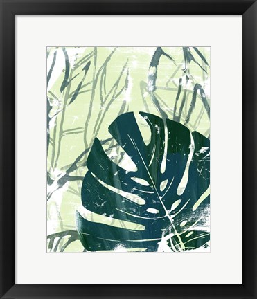 Framed Palm Pastiche I Print