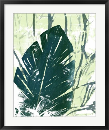 Framed Palm Pastiche IV Print