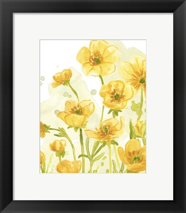 Framed Sunshine Meadow IV Print