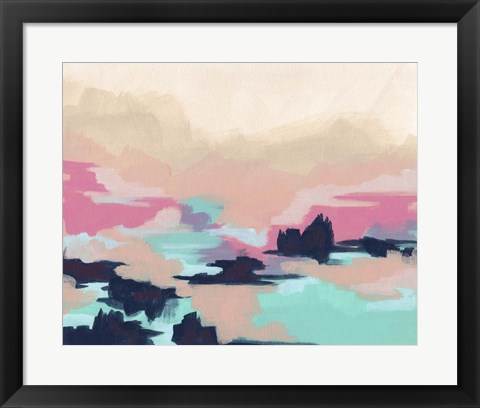 Framed Calypso Coast I Print
