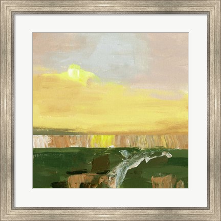 Framed Wetland Sunrise IV Print