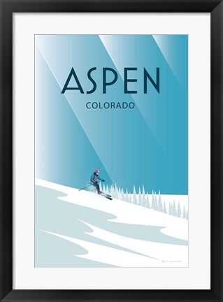 Framed Aspen Print