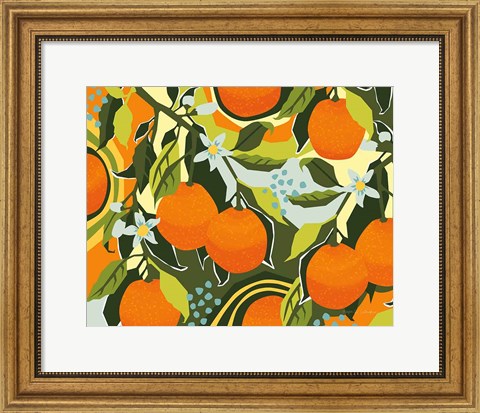Framed Sweet Clementine I Print