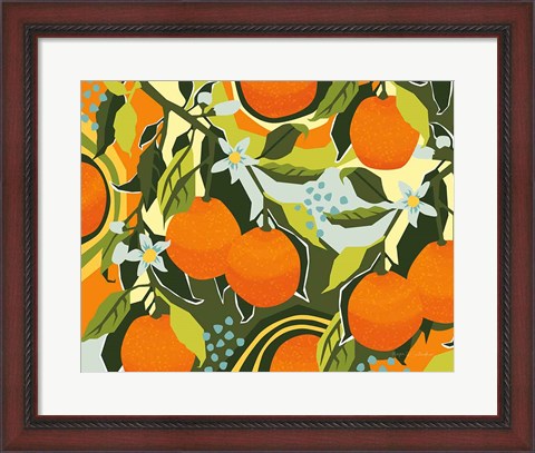 Framed Sweet Clementine I Print