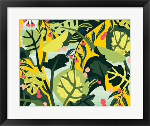 Framed Eucalyptus Mint I Print