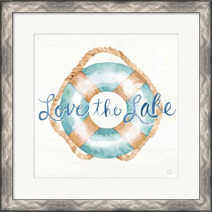 Framed Lake Love VI Print