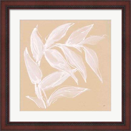 Framed Leaf Study VI Print