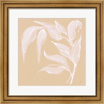 Framed Leaf Study V Print