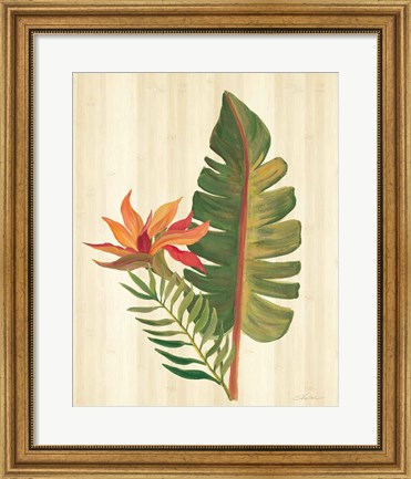 Framed Tropical Garden VI Print