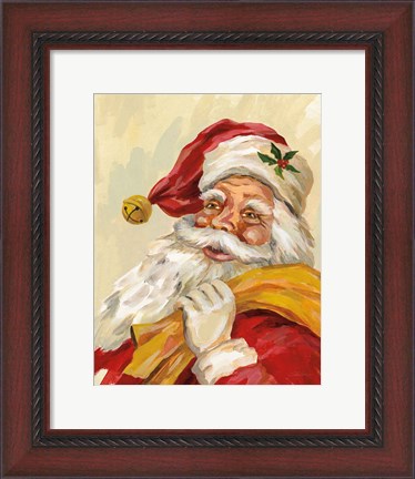Framed Santa Print