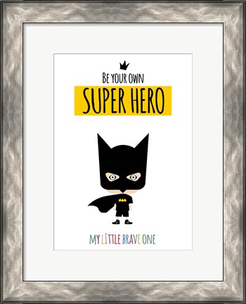 Framed Superhero One Print