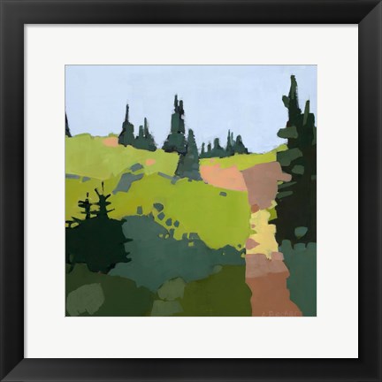 Framed Trail to The Top Print