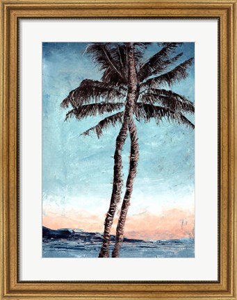 Framed Sunset Palms Print