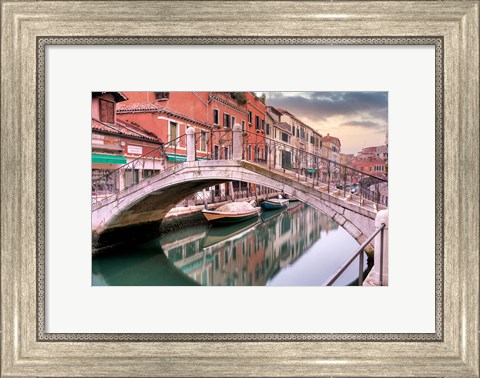 Framed Venetian Canale #17 Print
