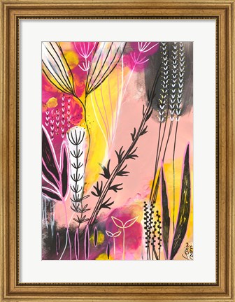 Framed Spring In Pink Print