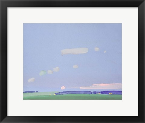Framed Evening Clouds Print