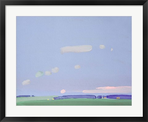 Framed Evening Clouds Print