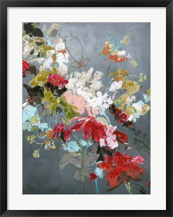 Framed Abstract Floral 2 Print