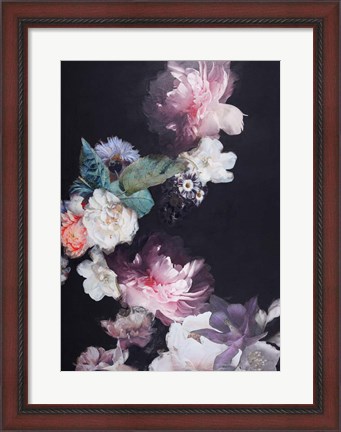 Framed Purple Blossom 1 Print