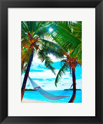 Framed Coconut Sun Print