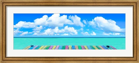 Framed Rainbow Deck Print