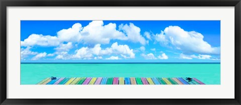 Framed Rainbow Deck Print