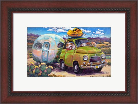 Framed Duck and Cover Print