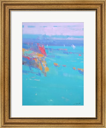 Framed Turquoise Bay Print