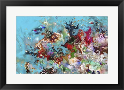 Framed Coral Reef 77 Print