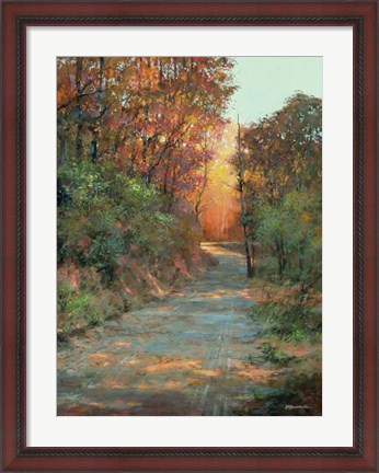 Framed Autumn Path Print