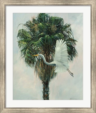 Framed Cabbage Palm Print