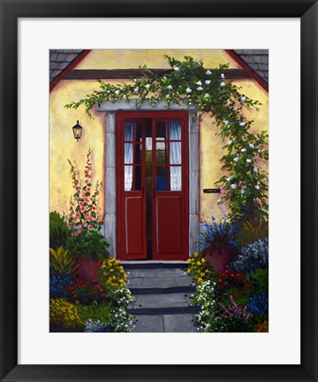 Framed Welcoming Doors Print